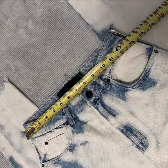 NWT Alexander Wang High Rise Straight Leg Cropped Denim Size 26 - Picture 10 of 13